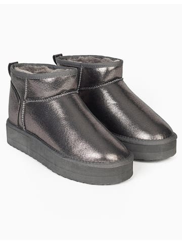 ISLAND BOOT Botki "Miley" w kolorze srebrnym