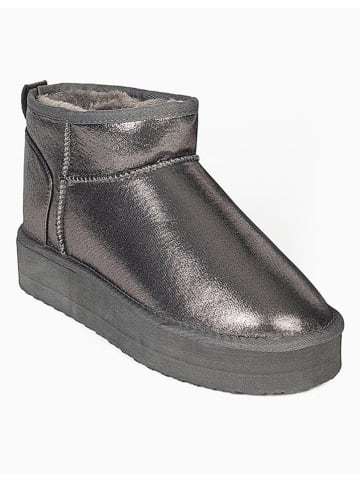 ISLAND BOOT Botki "Miley" w kolorze srebrnym