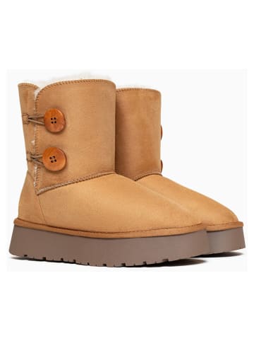 ISLAND BOOT Winterboots "Elisa" lichtbruin