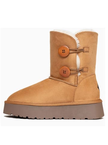 ISLAND BOOT Winterboots "Elisa" lichtbruin