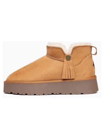 ISLAND BOOT Botki "Ilonie" w kolorze jasnobrązowym