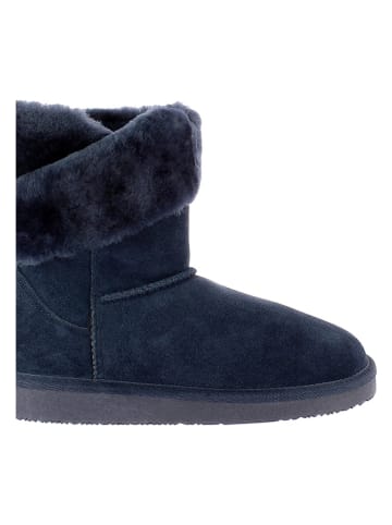 NICEBAY Leder-Winterboots "Bevis" in Dunkelblau