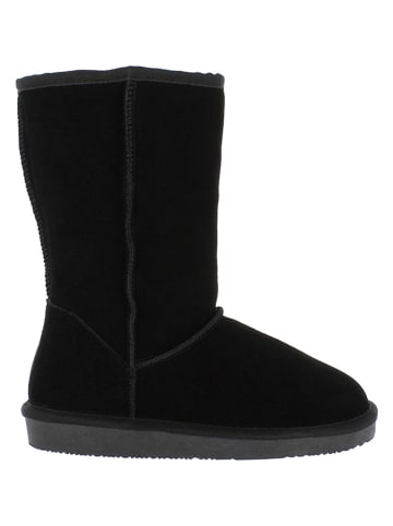 NICEBAY Leder-Winterstiefel "Mississippi" in Schwarz