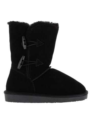 NICEBAY Leder-Winterboots "Branch" in Schwarz