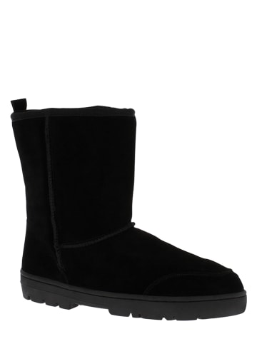 NICEBAY Skórzane botki "Brook" w kolorze czarnym