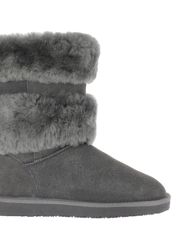 NICEBAY Leder-Stiefel "Douglas" in Grau
