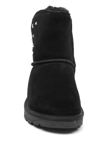 NICEBAY Leder-Winterboots "Sacha" in Schwarz