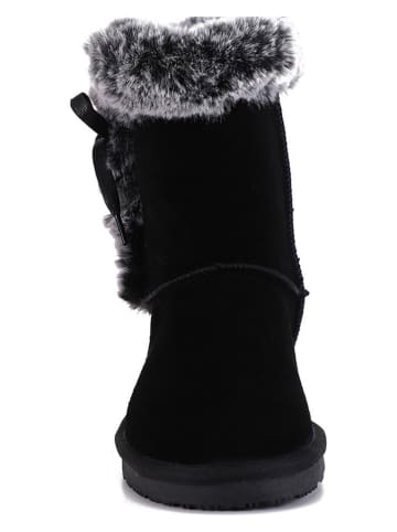 ISLAND BOOT Leder-Winterboots "Blissa" in Schwarz