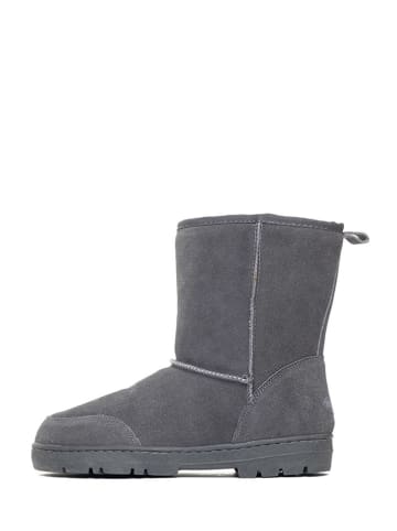 NICEBAY Leder-Boots "Brook" in Grau