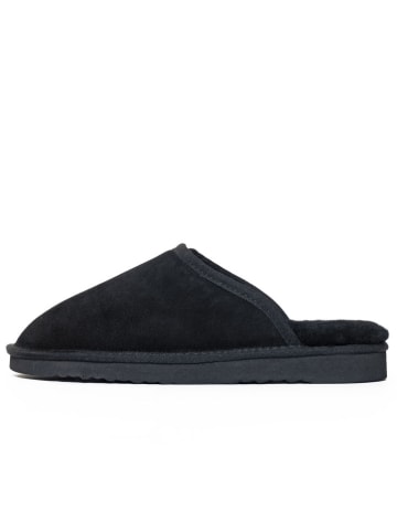 Gooce Schaffell-Hausschuhe "Emerald" in Schwarz