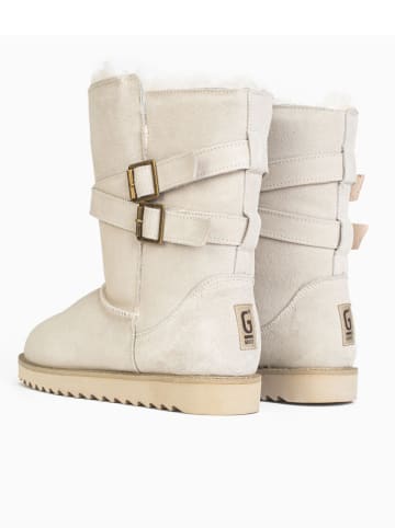 Gooce Leder-Winterstiefel "Huntspill Waterproof" in Weiß