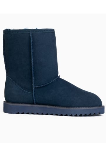 Gooce Leder-Winterstiefel "Sawel Waterproof" in Dunkelblau