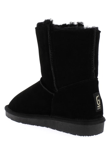 Gooce Leder-Winterboots "Tempe" in Schwarz