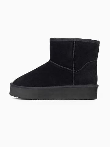 Gooce Leder-Winterboots "Thimble" in Schwarz