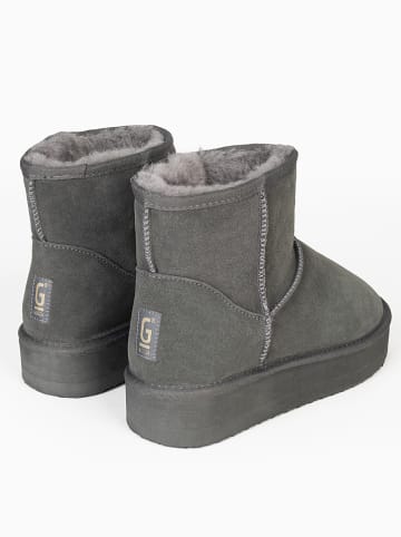 Gooce Leder-Winterboots "Thimble" in Grau