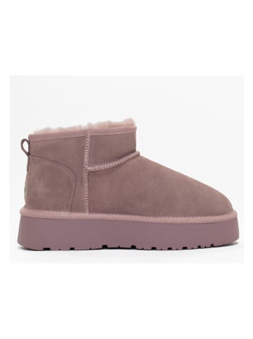 NICEBAY Leren boots "Mina" lichtroze