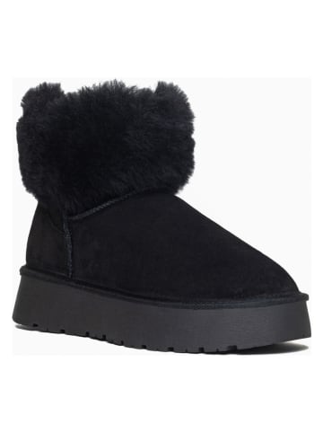 NICEBAY Leder-Winterboots "Freya" in Schwarz