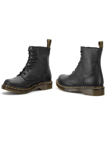 Dr. Martens Leder-Boots in Schwarz