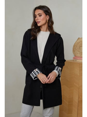 Soft Cashmere Cardigan in Schwarz