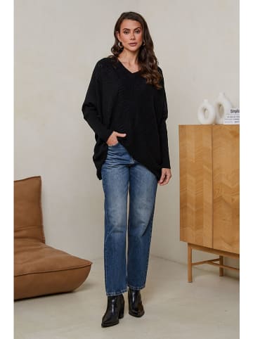 Soft Cashmere Trui zwart