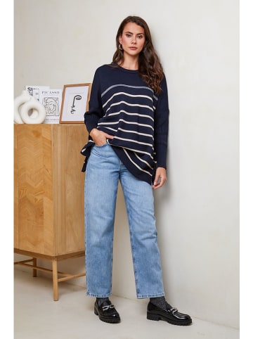 Soft Cashmere Trui donkerblauw