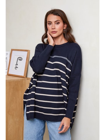 Soft Cashmere Trui donkerblauw