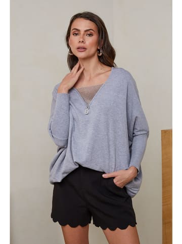 Soft Cashmere Pullover in Grau