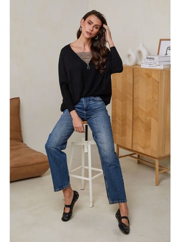 Soft Cashmere Trui zwart