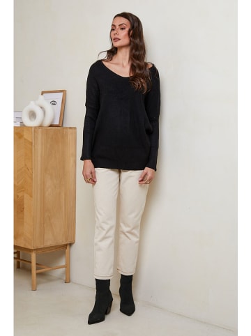 Soft Cashmere Trui zwart