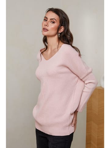 Soft Cashmere Sweter w kolorze jasnoróżowym