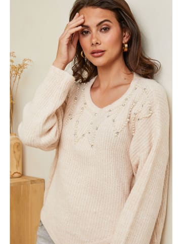 Soft Cashmere Sweter w kolorze beżowym