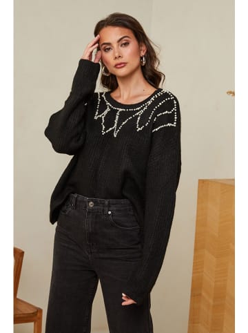 Soft Cashmere Pullover in Schwarz