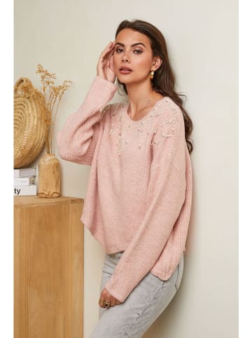Soft Cashmere Trui lichtroze