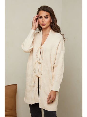 Soft Cashmere Cardigan in Beige