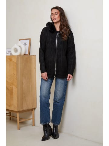 Soft Cashmere Kardigan w kolorze czarnym