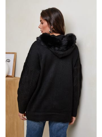 Soft Cashmere Cardigan in Schwarz