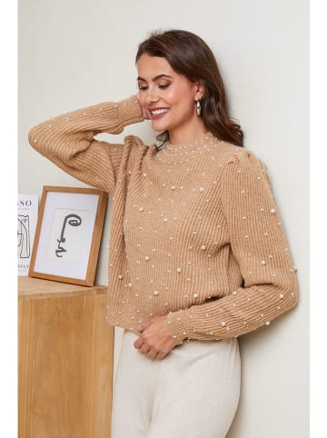 Soft Cashmere Sweter w kolorze jasnobrązowym