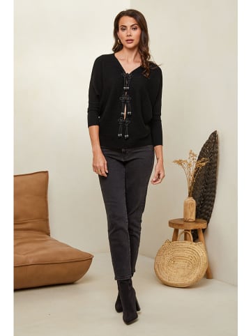 Soft Cashmere Vest zwart