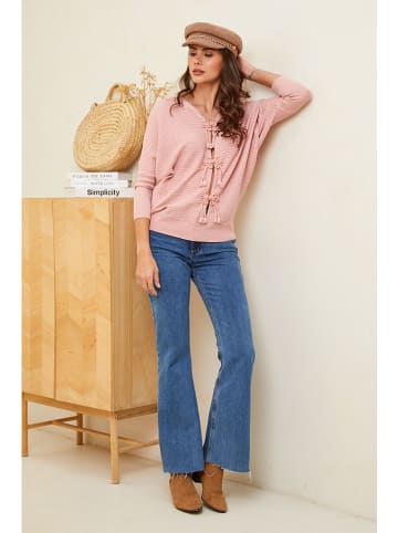 Soft Cashmere Kardigan w kolorze jasnoróżowym