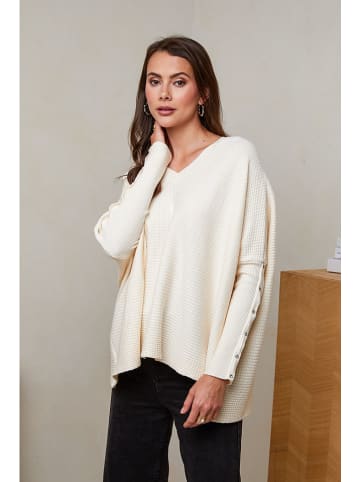 Soft Cashmere Pullover in Creme