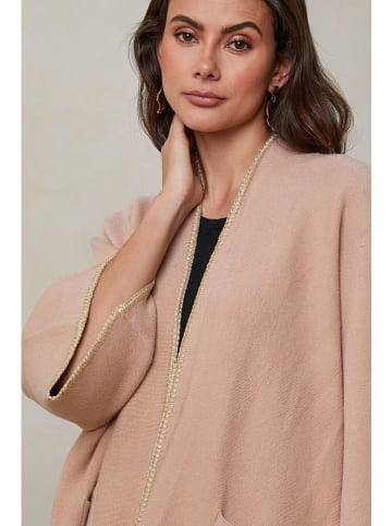 Soft Cashmere Cardigan in Hellbraun