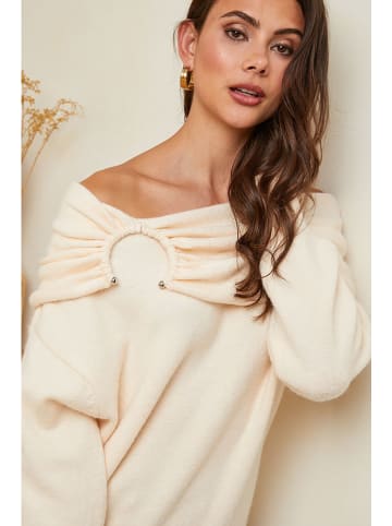 Soft Cashmere Sweter w kolorze beżowym
