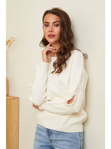 Soft Cashmere Sweter w kolorze kremowym