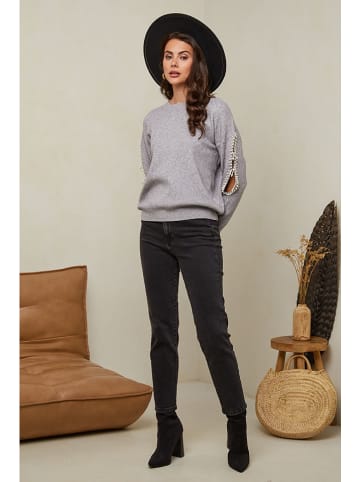 Soft Cashmere Pullover in Grau