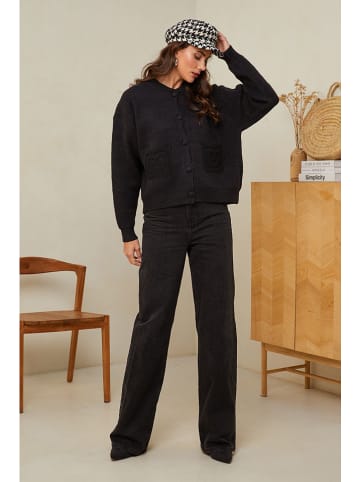 Soft Cashmere Vest zwart