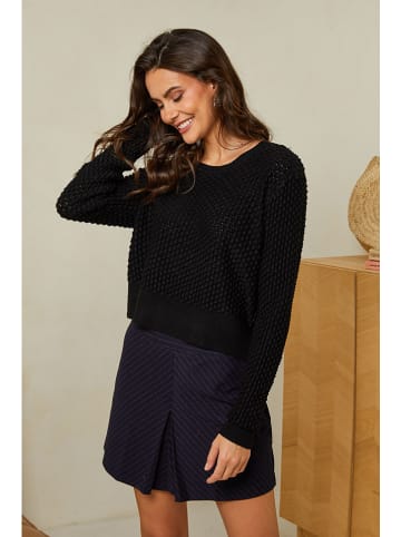 Soft Cashmere Pullover in Schwarz