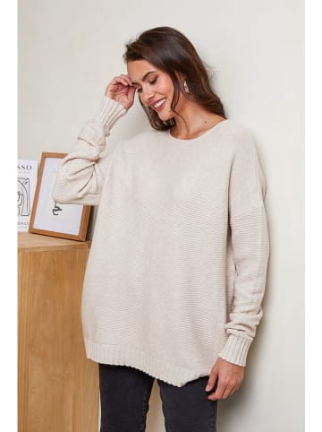 Soft Cashmere Sweter w kolorze beżowym