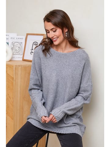Soft Cashmere Pullover in Grau
