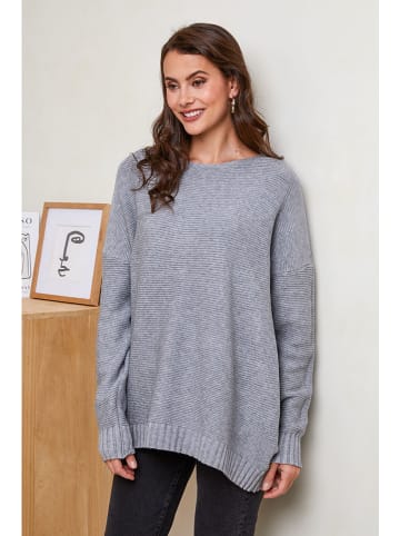 Soft Cashmere Pullover in Grau