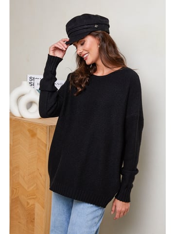 Soft Cashmere Pullover in Schwarz